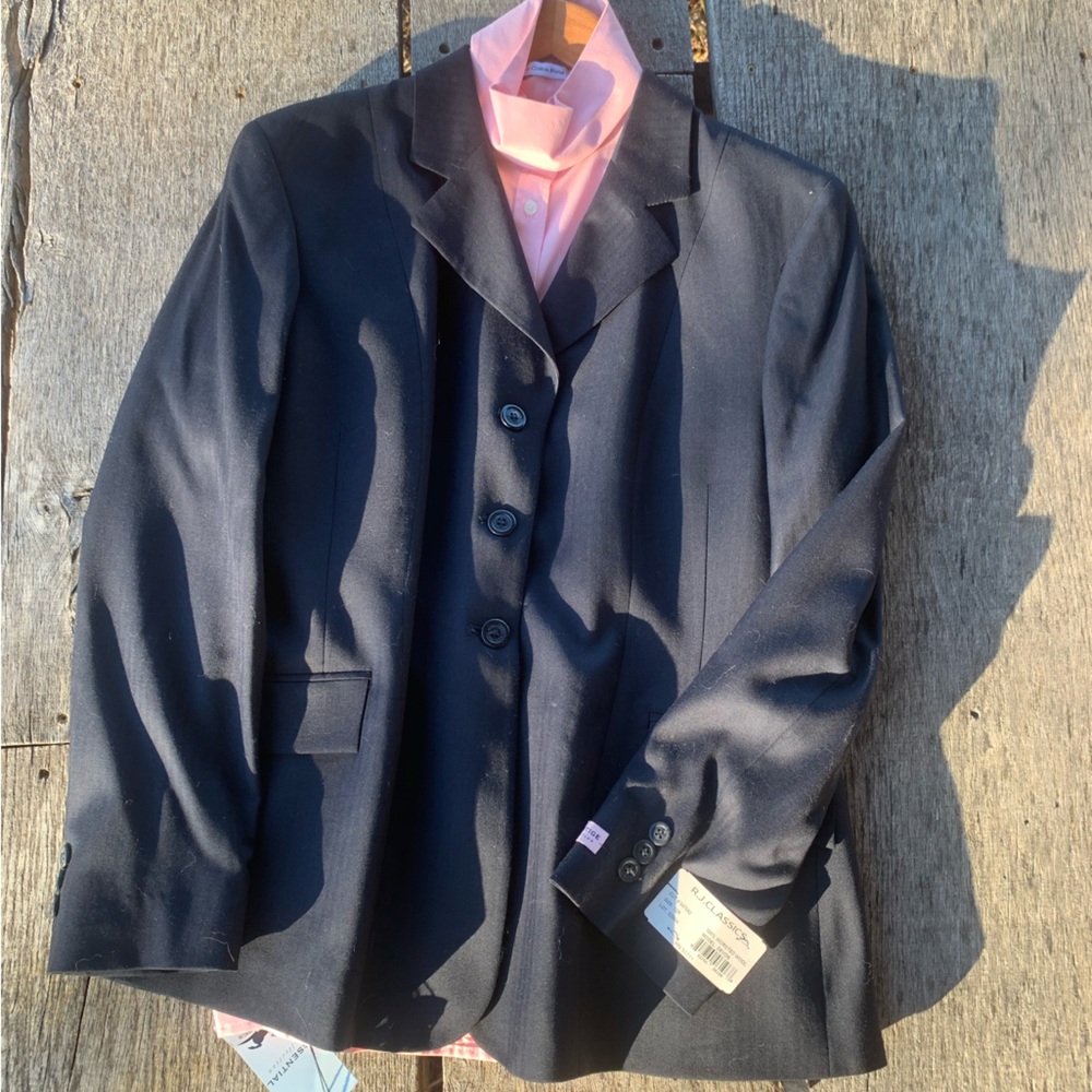 NWT RJ Classics Sterling Collection 100% Wool Hunt Coat